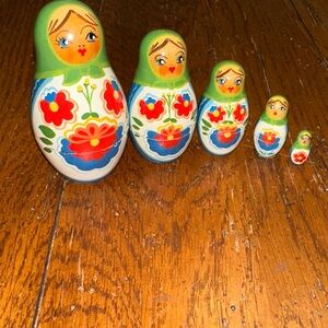 Colorful Russian Nesting Dolls